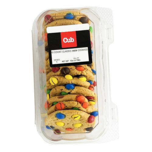 Cub Bakery M&M Chocolate Chip
Cookies 12Ct