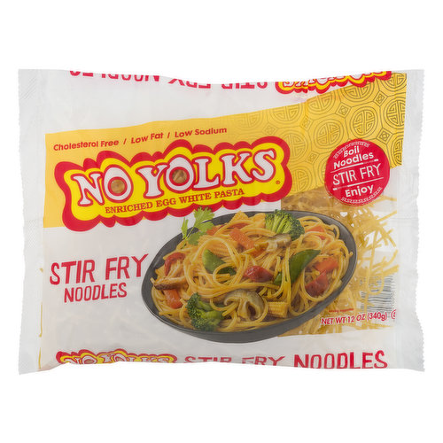 No Yolks No Yolks Enriched Egg White Pasta Stir Fry Noodles