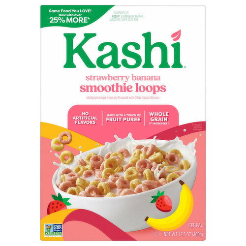 Kashi Smoothie Loops Strawberry Banana Cereal