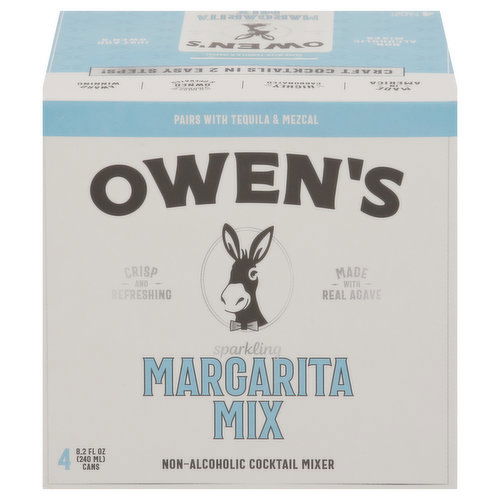 Owen's Cocktail Mixer, Margarita Mix, Non-Alcoholic