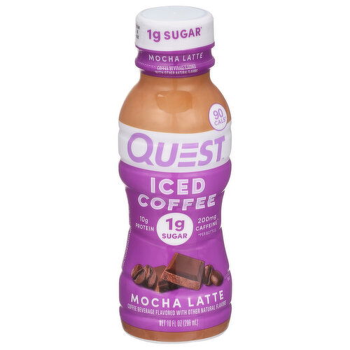 Quest Iced Coffee, Mocha Latte