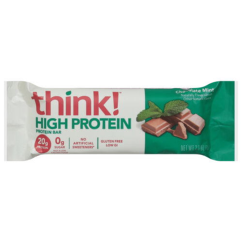 Think! High Protein Bar, Chocolate Mint