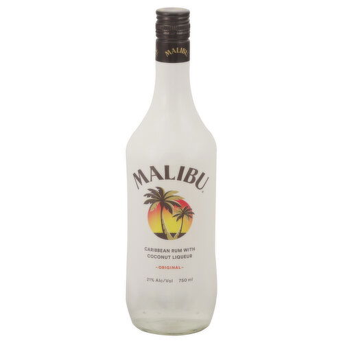 Malibu Caribbean Rum, with Coconut Liqueur, Original