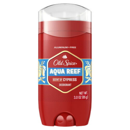 Old Spice Red Collection Old Spice Men's Aluminum-Free Deodorant, Aqua Reef, 3.0oz