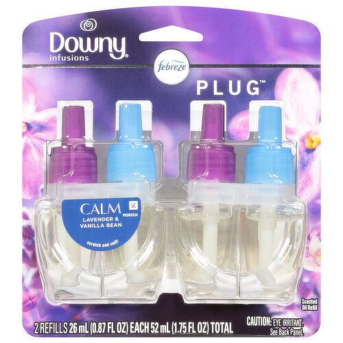 Downy Infusions Scented Oil Refill, Lavender & Vanilla Bean, Calm