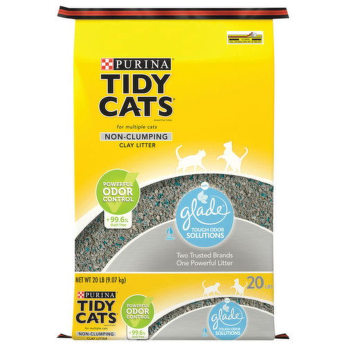 Tidy Cats Tidy Cats Cat Litter, Non-Clumping, Multiple, Glade
