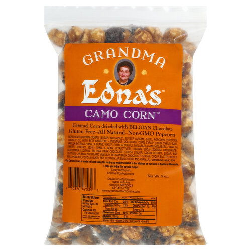 Edna's Popcorn, Camo