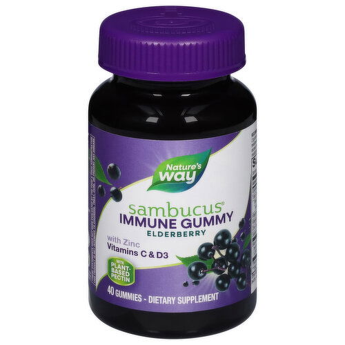Nature's Way Sambucus, Gummies, Elderberry