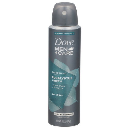 Dove Men+Care Antiperspirant, Eucalyptus + Birch, Refreshing, Dry Spray