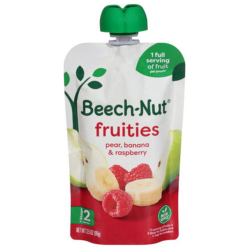 Beech-Nut Fruities Stage 2 (6+ months) Pear Banana & Raspberry