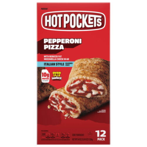 Hot Pockets Sandwich, Pepperoni Pizza, Italian Style