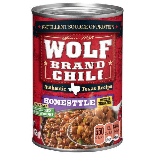 Wolf Brand Homestyle Chili With Beans