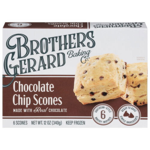 Brothers Gerard Baking Co. Chip Scones, Chocolate