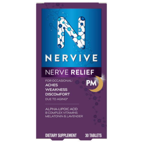 Nervive Nerve Relief, PM, Tablets