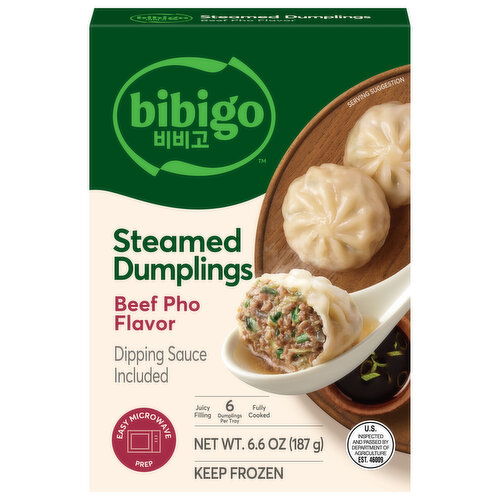 Bibigo Steamed Beef Pho Flavor Dumplings