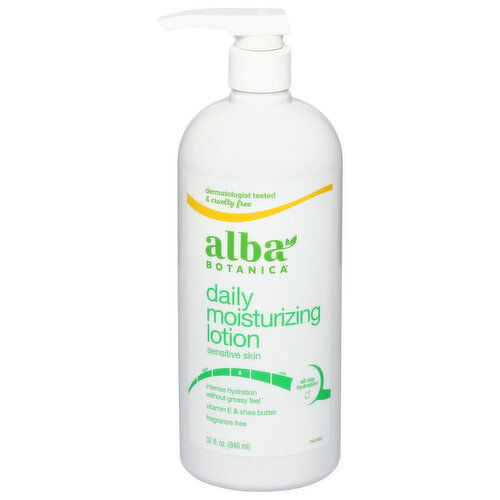 Alba Botanica Daily Moisturizing Lotion, Sensitive Skin