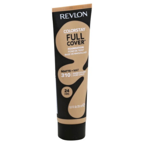 Revlon ColorStay Full Cover Foundation, Matte, Warm Golden 310
