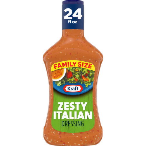 Kraft Zesty Italian Salad Dressing Family Size