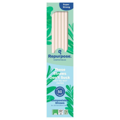 Repurpose Compostables Straws, Super Strong