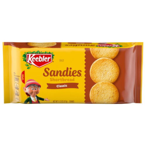 Keebler Sandies Cookies, Classic, Shortbread