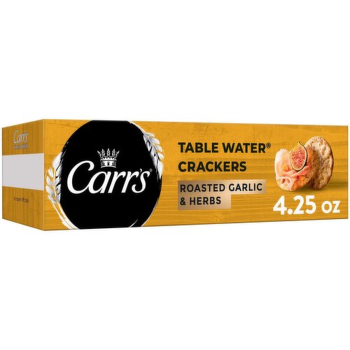 Carr's Table Water Crackers, Roasted Garlic and Herbs