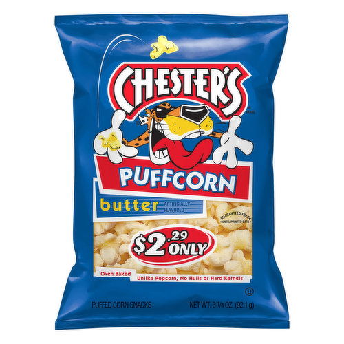 Chester's Puffed Corn, Butter