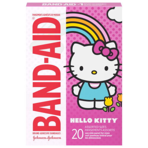 Band-Aid Hello Kitty Bandages, Adhesive, Assorted Sizes