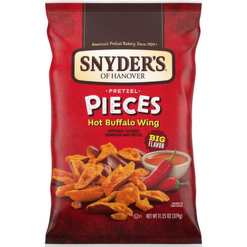 Snyder's of HanoverĀ® Hot Buffalo Wing Flavored Pretzel Pieces