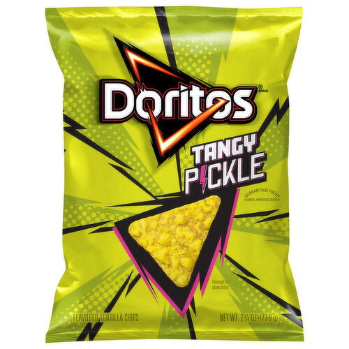 Doritos Tortilla Chips, Tangy Pickle