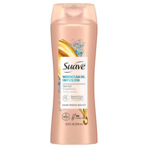 Suave Shampoo, Shine, Moroccan Oil Infusion