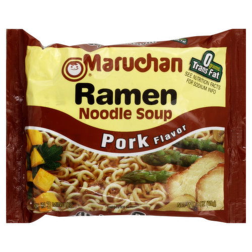 Maruchan Ramen Noodle Soup, Pork Flavor