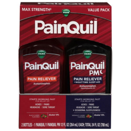 Vicks PainQuil Pain Reliever/Pain Reliever PM, Assorted