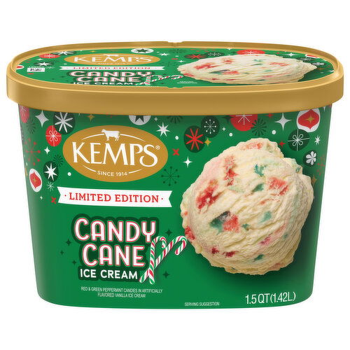 Kemps Candy Cane Ice Cream