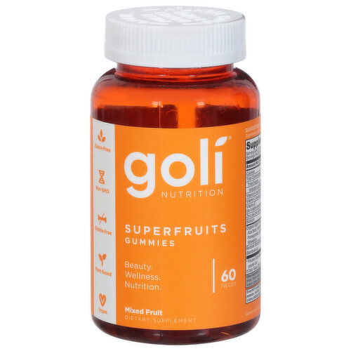 Goli Superfruits, Mixed Fruit, Gummies