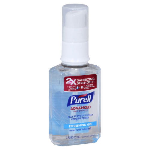 Purell Hand Sanitizer, Advanced, Refreshing Gel