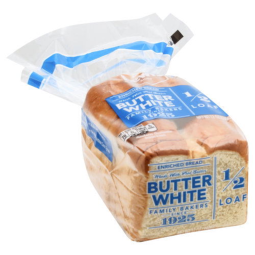 Lewis Bread, Butter White, 1/2 Loaf