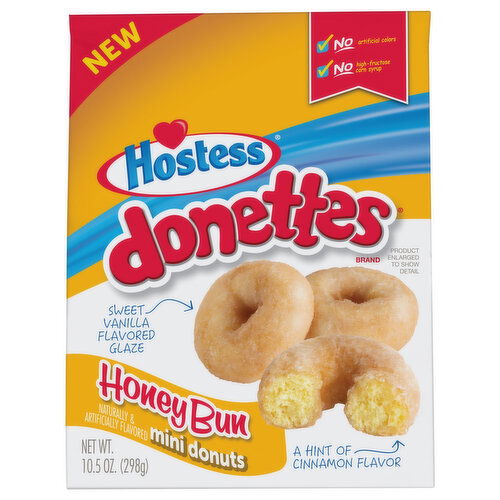 Hostess Donettes Donuts, Mini, Honey Bun