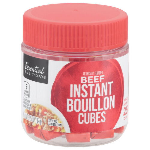 Essential Everyday Bouillon Cubes, Instant, Beef