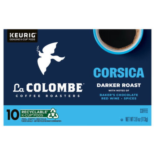 La Colombe Coffee, Darker Roast, Corsica, K-Cup Pods