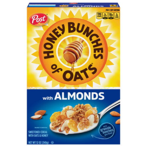 Honey Bunches of Oats Cereal, with Almonds