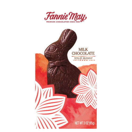 Fannie May Milk Chocolate, Solid Bunny