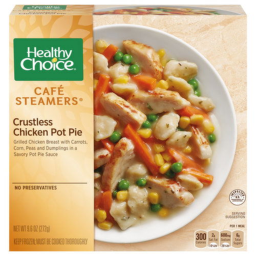 Healthy Choice Cafe Steamers Chicken Pot Pie, Crustless