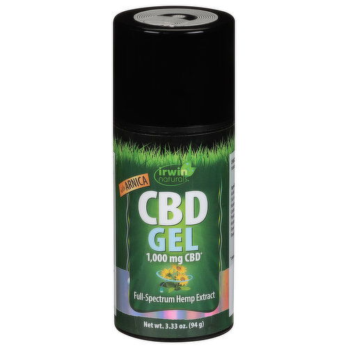 Irwin Naturals CBD Gel, with Arnica, 1000 mg