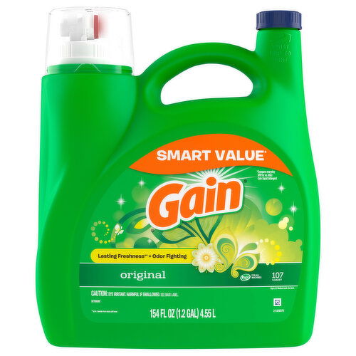 Gain +Aroma Boost Detergent, Original, Mega Pack