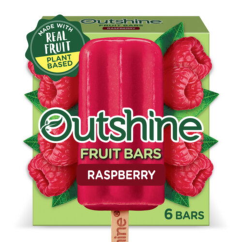 Outshine Outshine Raspberry Frozen Fruit Bars, 6 Count