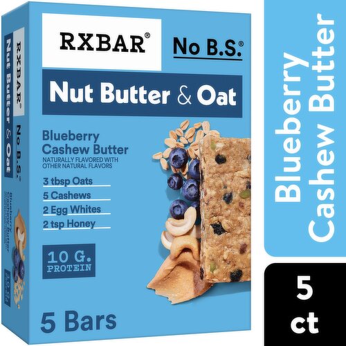 Rxbar Protein Bars, Blueberry Cashew Butter