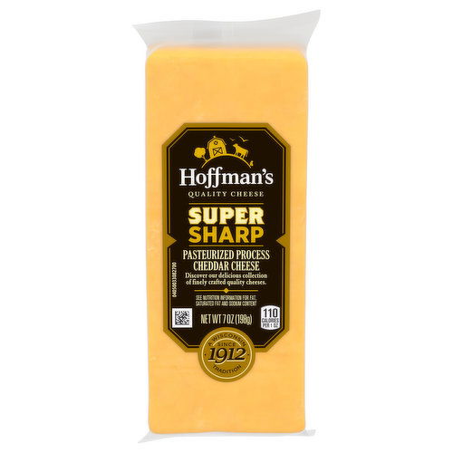 Hoffman's Cheese, Cheddar, Super Sharp