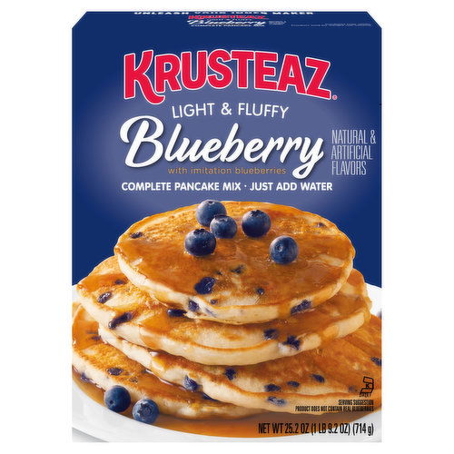 Krusteaz Light & Fluffy Blueberry Pancake & Waffle Mix