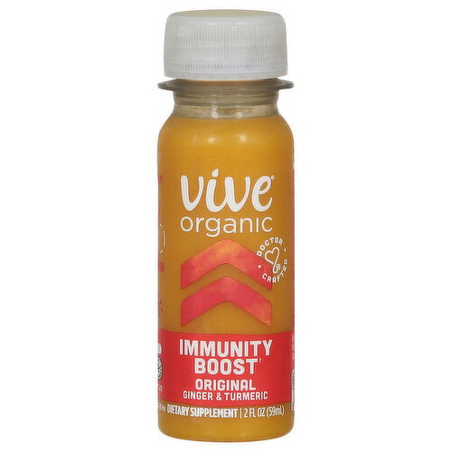 Vive Organic Wellness Shot, Original Ginger & Turmeric, Immunity Boost