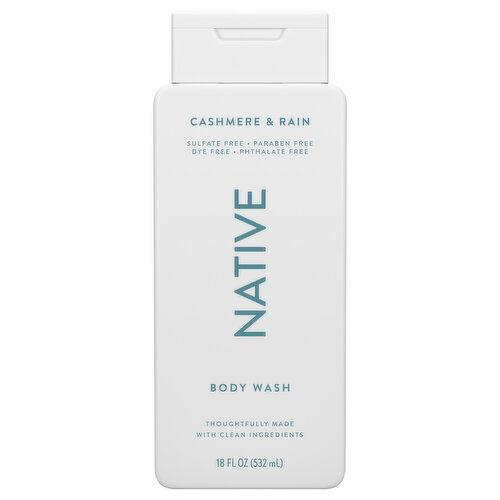 Native Body Wash, Cashmere & Rain